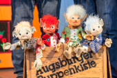 Foto Kistenkobolde auf Augsburger Puppenkiste Kiste