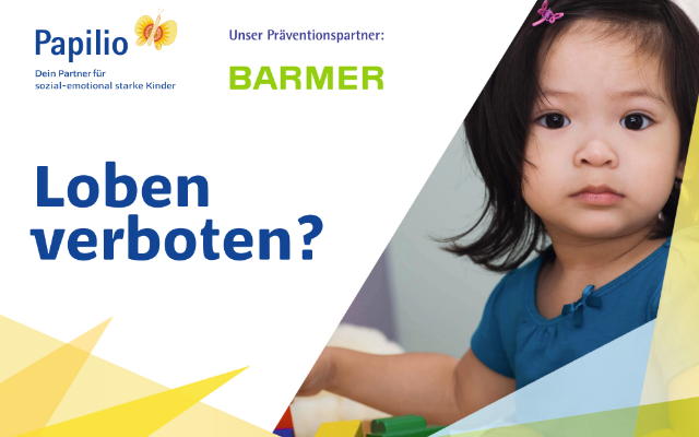 Texthinweis Elternschätze mit Bild Kind mit Bauklötzen