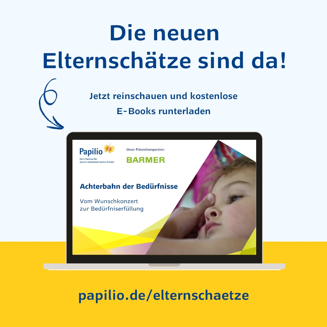 Hinweis auf die neuen Papilio-Elternschätze.